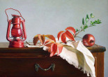 Still life with red lantern